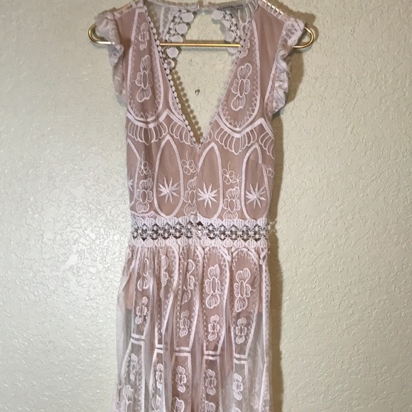 Charlotte Russe Dresses & Skirts - Lace dress floor length